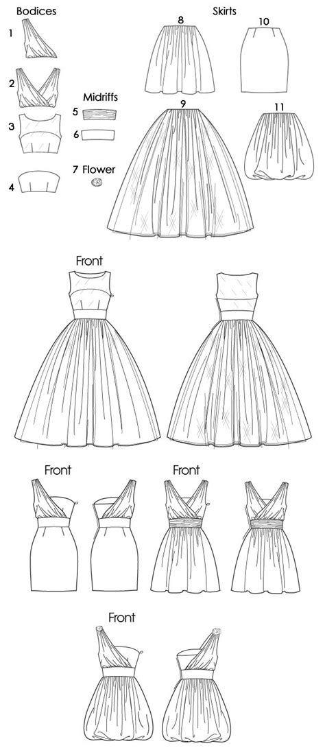 misses lined dresses  flower sewing dresses dress pattern dress