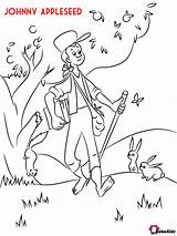 Johnny Appleseed Coloring Pages Clipart Kids Printable Animals Apple Color Bestcoloringpagesforkids Book Print Drawing Cartoon Bubakids Disney Colouring Clipground Chapman sketch template