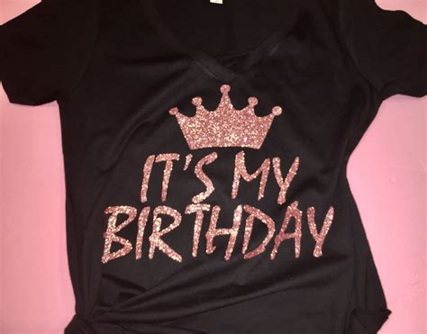 birthday tshirt   birthday rosegold shirt birthday tees  women birthday top rose