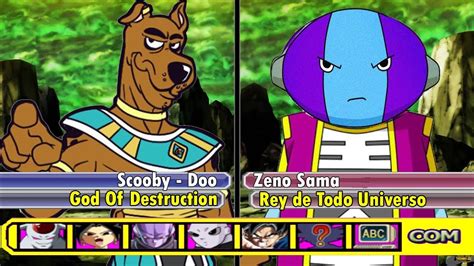 Scooby Doo God Of Destruction Vs Bills Zeno Sama Goku Blue