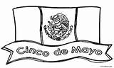 Mayo Coloring Pages Cinco Flag Cool2bkids Kids Printable sketch template