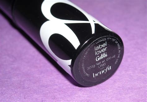 benefit label lover lipstick