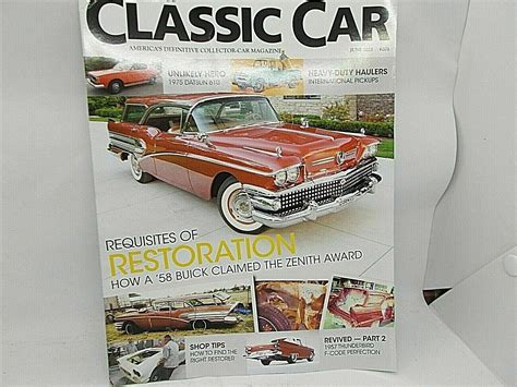 label hemmings classic car june   buick requisites  restoration magazines