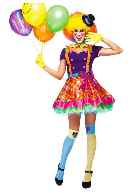 womens party clown costume halloween costume ideas