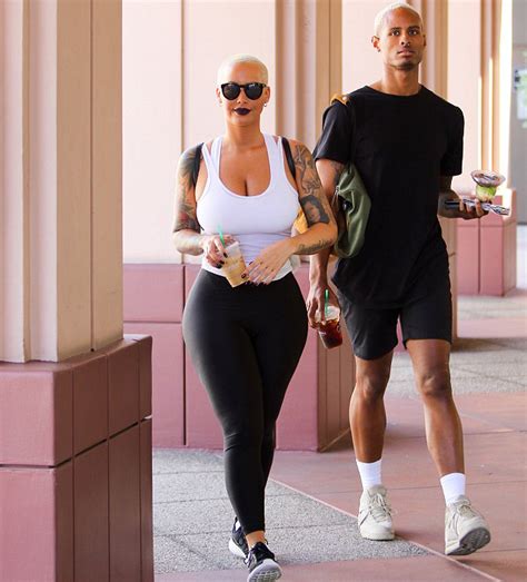 amber rose in tight top and leggings [7 new pics]