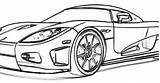Koenigsegg Coloring Pages sketch template