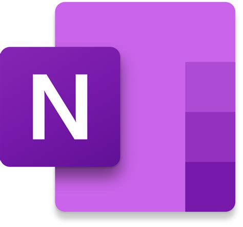 microsoft onenote simple png transparent background