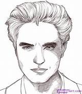 Twilight Cullen Pattinson Colorare Disegni Dessins Misti Eclipse Sketch Ausmalen Crayon Trickfilmfiguren Kategorien sketch template