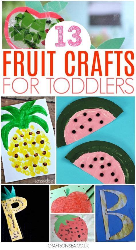 ideas craft  toddlers fruit   toddler art projects preschool art projects