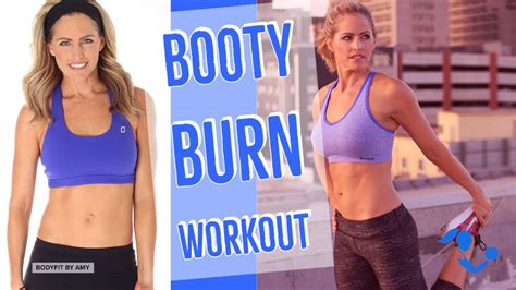 25 Minute Booty Burn Workout No Equipment Workout To
