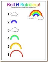 rainbow printables kids  love  learn  play