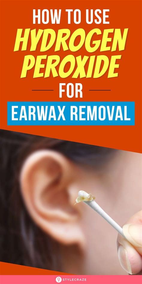 hydrogen peroxide  earwax removal safe   ear wax ear