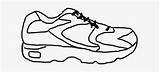 Shoe Clipart Tennis Clip Running Coloring Pngkey sketch template