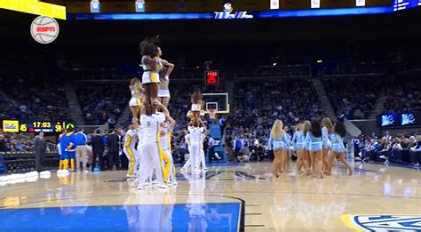 Ucla Cheerleader Falls From Pyramid Muscle And Fitness