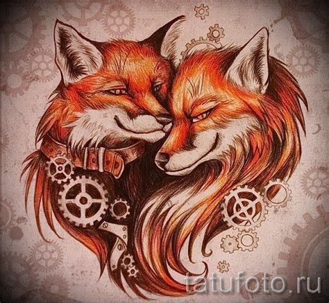 Новости Татуировки лисы Иллюстрации лисы Рисунки животных