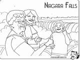 Niagara Falls Coloring Pages Colouring sketch template