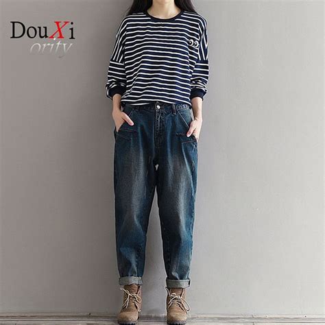 Promotion Price New Baggy Jeans For Women Hot Sale Vintage Distressed