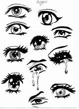 Eyes Manga Drawing Different Getdrawings sketch template