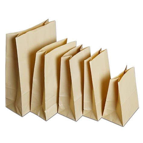 cm craft paper bags brown retro kraft packing bag  party dessert bread candy cookie
