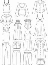 Fashion Drawing Templates Clothing Clothes Technical Sketches Template Drawings Flat Sketch Illustration Flats Draw Kids Google Croquis Designs Moda Printable sketch template