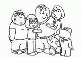Coloring Family Pages Kids Popular Guy sketch template