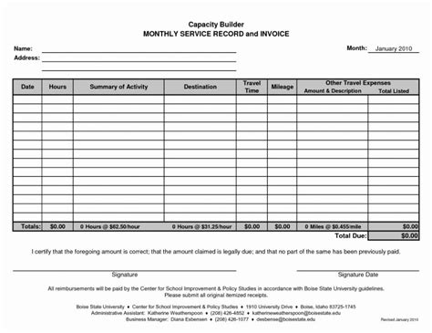 template  monthlyoice excel blankoicing hire sample motor monthly