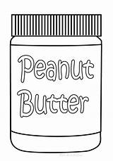 Peanut Kids Food sketch template