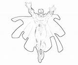 Magneto Coloring Capcom Marvel Vs sketch template