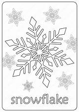 Snowflake Coloringoo sketch template
