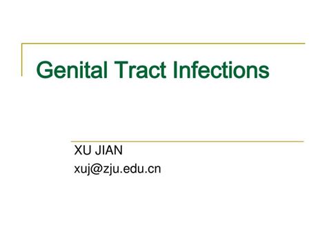 ppt genital tract infections powerpoint presentation