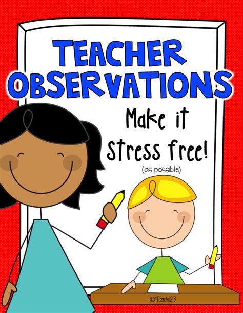 teacher evaluation observation tips teach