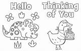 Printable Cards Coloring Pages Kids Highlights Thinking Colouring Thank Printables Activities Postcards Friends Teacher Children Choose Board Things School Sunday sketch template