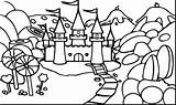Land Coloring Pages Getcolorings Candyland Candy Color Print Printable sketch template