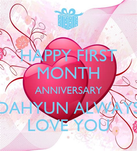 Happy First Month Anniversary Dahyun Always Love You