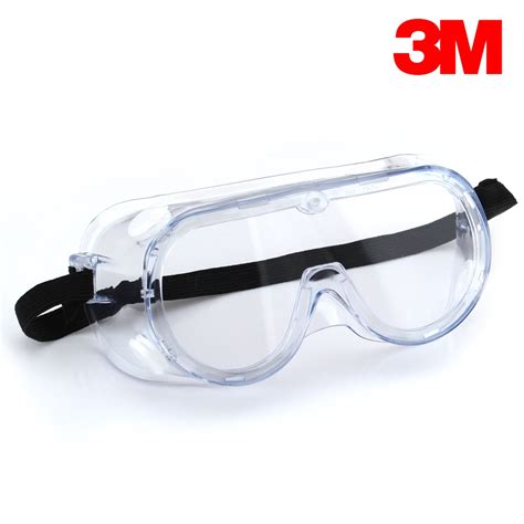 3m 1621 polycarbonate safety goggles for chemical splash pack of 2