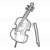 Fiddle Bass Drawing Getdrawings sketch template
