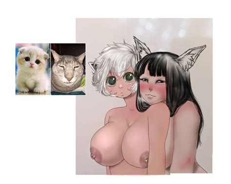 Rule 34 Akemi Mint Cat Ears Cat Humanoid Catgirl Catgirls Fan