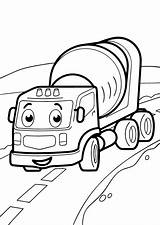 Mixer Coloring Pages категории все из раскраски Transport sketch template