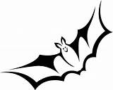 Bat Outline Clipart Clip Silhouette Library Cliparts Webstockreview Bird sketch template