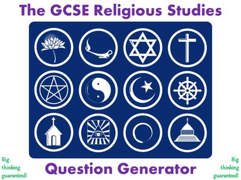 gcse religious studies question generator teaching resources