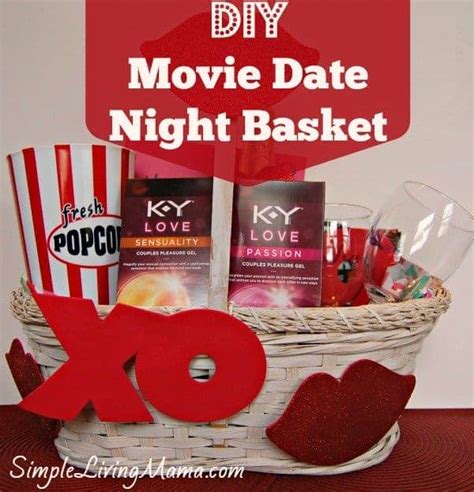 diy movie date night basket for your valentine simple living mama