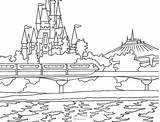 Disneyland Pages Coloring Print sketch template
