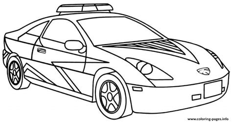 cool police car coloring pages printable