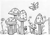 Toadstool Colouring Gnome Toadstools Doodle Gnomes Thegreendragonfly Lesen Keeping Getdrawings sketch template
