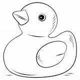 Duck Coloring Rubber Drawing Pages Draw Step Printable Sketch Template Kids Preschool Supercoloring Sheets Tutorials Paper Easter Colouring Cartoon Categories sketch template
