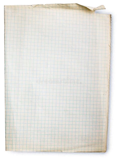 square lined paper stock image image  isolated