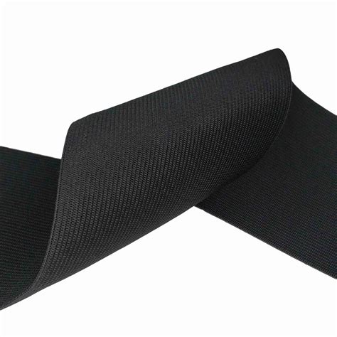 knit elastic   wide black heavy stretch high elasticity knit elastic band  yards buy
