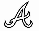 Braves Atlanta Logo Pages Decal Coloring Yeti Colouring Clipart Car Vinyl Template Great Sticker Vintage Smartphone Cup Clipartmag Back sketch template