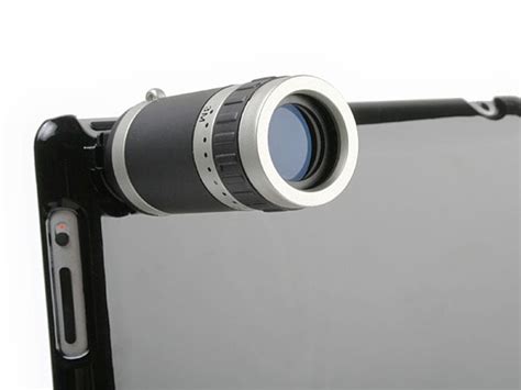 apple ipad  telescope camera lens case