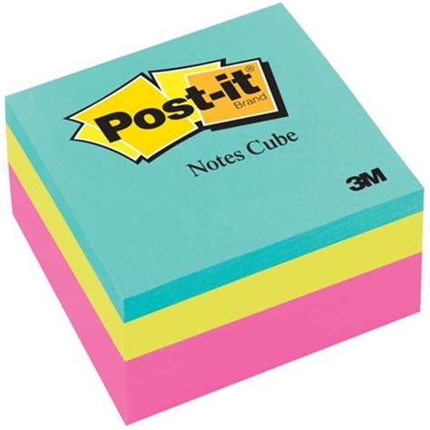 post  notes  mini cube xmm pink wave officemax myschool